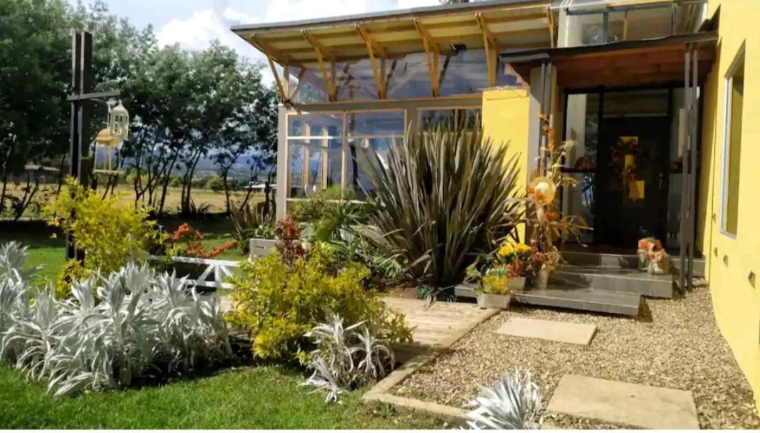 Amonita Casa Campestre, Via Tunja Paipa Villa Bagian luar foto